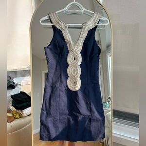 Lilly Pulitzer blue and navy Dress
